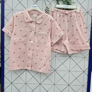 [에꼴리에] 주니어 틴톡 레드 체리 파자마 세트 25OP753_GN