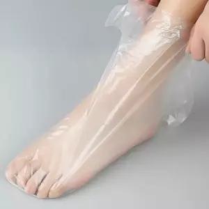 발팩 홈케어 비닐덧신 100매 풋마스크 전용 일회용 커버 풋팩