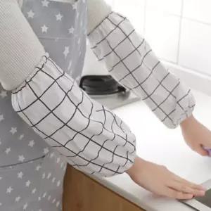 다용도 체크 팔토시 미술 화방 작업 사무실 직장인 학생 패턴 가정 어린이집 유치원 놀이 아트 일상