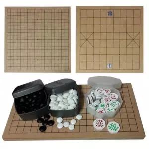 휴대용 보급형 접이식 바둑판 장기판 알 풀세트)