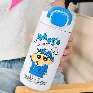 어린이물병 컬러풀 유아식기 휴대용보틀 아동식기 빨대물컵