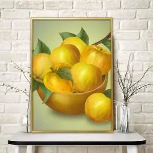 풍수 사과그림 액자 풍수그림 돈들어오는 A3 2APP3