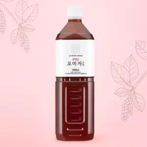 헤밀레 오미자 청 엑기스 음료 주스 진액 탕비실 1L