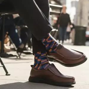 남자 데일리 출근룩 세미정장 로퍼 슈즈