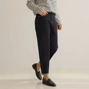 [에데르] 트빈 롤업 데님 밴딩 팬츠