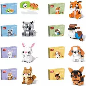 [제이커머스]동물 6종 택1 애니멀 블럭 조립 동물블럭 합체로봇합체블럭 블럭장난감