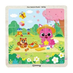 아이넷퍼즐유아 사계절 원목 아기 장난감 아동 완구 핑크 핑크퐁 봄신생아 어린이 베이비 키즈uvw016