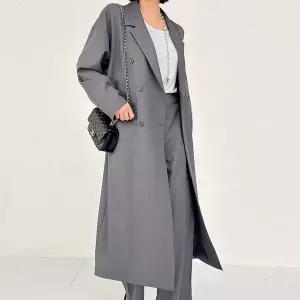 [아이우먼] 가벼운더블버튼코트 RAX371M603 빅사이즈
