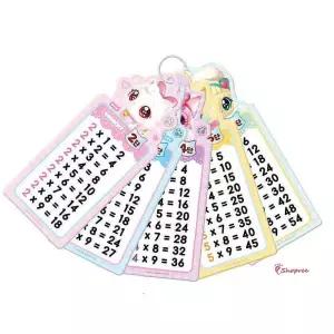 카드구구단학습 숫자 시즌1 유아학습용품 초등 공부 교구 외우기 벽보 구구단표 신생아 아기 베이비 책숫자