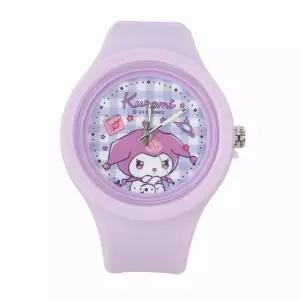 쿠로미 실리콘 초등학생 여자 아날로그 손목시계 패션시계 깜찍한