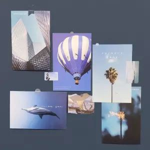 HYS 감성 컬러 엽서 모음 푸른 로맨스 엽서모음