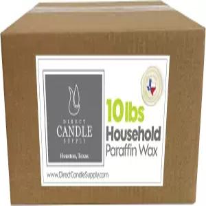 직접 양초 공급 - 10파운드 완전 정제 가정용 파라핀 왁스 제작용 제작 프로젝트 및 벌크 파라피나 세라