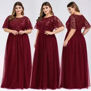 연말 파티 빅사이즈드레스 화려한 드레스 시상식 여자 합창단