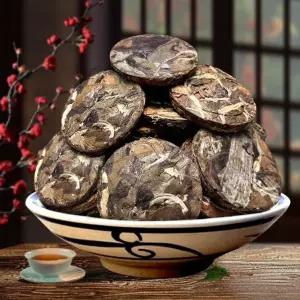 운남성 노백차 조향 대추향 백차잎 공메이 소차병 중국차 찻잎