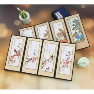 한국선물 한국화 10폭 양면 미니어쳐 병풍 인테리어 7TYPES