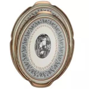 과일쟁반 레벤호프 타원 쟁반 카우 트레이 식기 과일 2세트