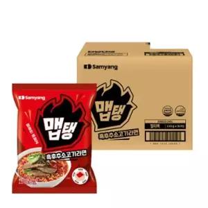 [셀러허브]삼양식품 맵탱 흑후추소고기라면 흑후추소고기, 110g, 32개 (S43245084)