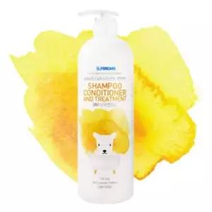 포비스 3in1 샴푸n린스 1000ml 강아지미용 강아지목욕