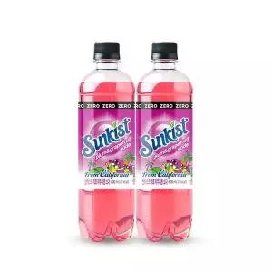 [셀러허브]썬키스트 제로 자두자몽 소다 600ml 24개 (S44234452)