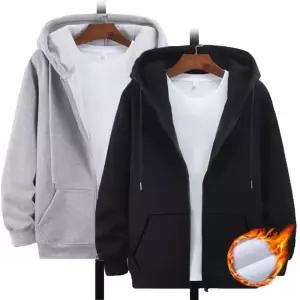 [베스트TOP100] 남자 여자 남녀공용 겨울 간절기 기모 후드집업 자켓
