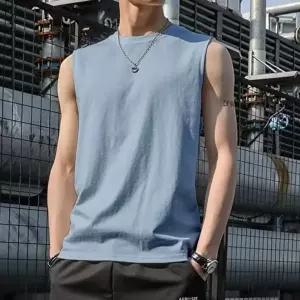 [모로엠]헬스 피트니스 남성 다섯 가지 색상 민소매 티셔츠 ON-TS5-QWFMI55W