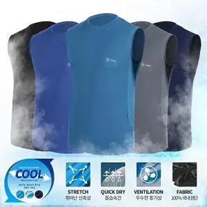 [모로엠]남성 쿨링 무지 슬리브리스  DMS-TS5-Q4724331