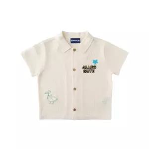 [롯데백화점]리틀그라운드 (CR)데님인더박스-니트라이크카라셔츠(76311-213-01)