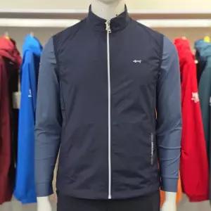 루이까스텔 SS 남성 뒷후라시 홑겹 조끼 점퍼 베스트 7MOJP404N