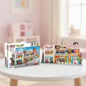 옥스포드 빌리지 스트리트샵 블럭 블록 타운빌리지 만들기 ST-33356 (2237p)