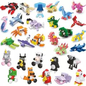 [베스트TOP100] 애니멀 미니블럭 10개 (다이노 육지동물 바다동물 택 1)