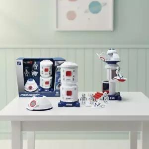 세계유통 우주탐험 정찰세트 정찰선 우주선 정찰카 비행사 피규어 미니어쳐 모형 역할놀이