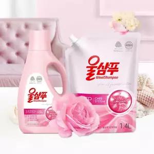 울샴푸 오리지널 리필용 울세제 세탁세제 용기 1L+리필 1.4L