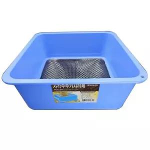 사각 우뭇가사리채 스탠망 채망 우무가사리 프라스틱