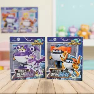 슈퍼윙스9 일렉트릭 변신 로봇 샐리 타키 티키 비행기 캐릭터 피규어 로보트 변신놀이 유아