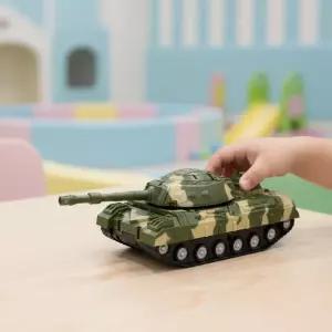 캐스B 밀리터리 탱크 자주포 군인 전투놀이 자동차 사운드 라이트 미니카 장난감 어린이