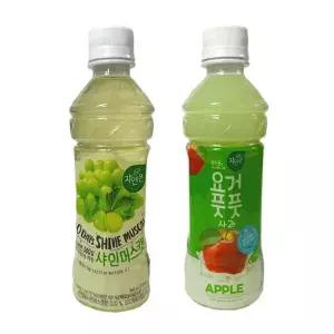 [셀러허브]웅진 요거상큼 샤인머스캣 340mlx12펫+사과 340mlx12펫. (S30959967)