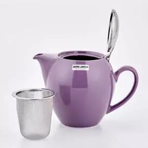 제로제팬 도자기 티포트 라운드 히아신스 580ml 티팟 차주전자