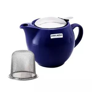 제로제팬 도자기 티포트 라운드 마린블루 480ml 티팟 차주전자