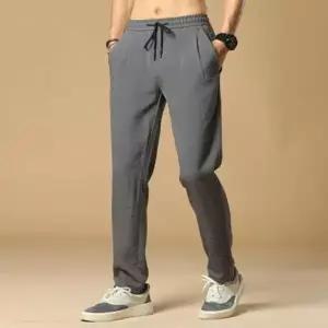 남성 여름 캐주얼 쿨링 팬츠 마바지 린넨 슬랙스 바지