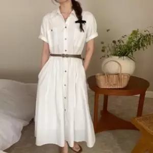 [의류] 하객룩 데이트룩 패션원피스 벨트 스트랩 롱원피스