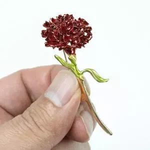 [셀러허브]유광 어버이날 카네이션 브로치 어버이날 카네이션 코사지 카네이션부토니에 스 (S33391996)