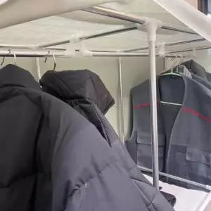 [생활] 간이 조립식 3단 비키니옷장 그레이