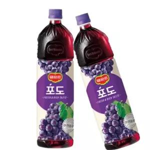 [셀러허브][델몬트] 롯데칠성 델몬트 포도 주스 1.5L x 12페트 HN (S15450732)