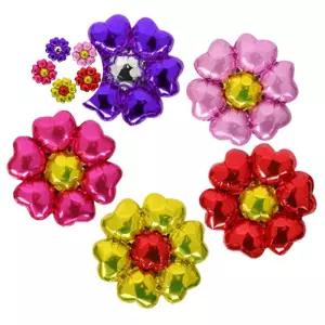 하트꽃잎 은박꽃 플라워 은박 모음전 호일 5종 풍선