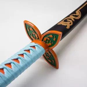 검 모형 칼 코스프레 일룬도 귀칼 카마도 이구로오바나이 나비 료노+화이트 ... 1개