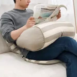 대형등쿠션 오가닉 삼각등받이쿠션 등쿠션 반달쿠션 허리쿠션