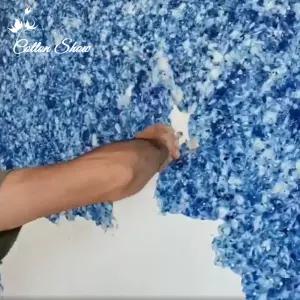 코튼쇼 목화솜 식물 섬유 벽지 셀프 도배 친환경 인테리어 실내 마감용 신소재 페인트 대체