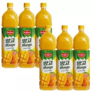 [셀러허브]델몬트 망고주스 1.5L x 6개 과일음료 (S29978167)