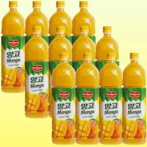 [셀러허브]델몬트 망고주스 1.5L x 12개 과일음료 (S29978180)