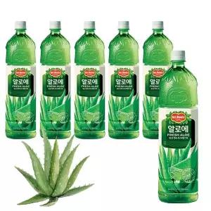 [셀러허브]롯데칠성 델몬트 알로에 주스 1.5L x 6페트 과즙 (S29978737)